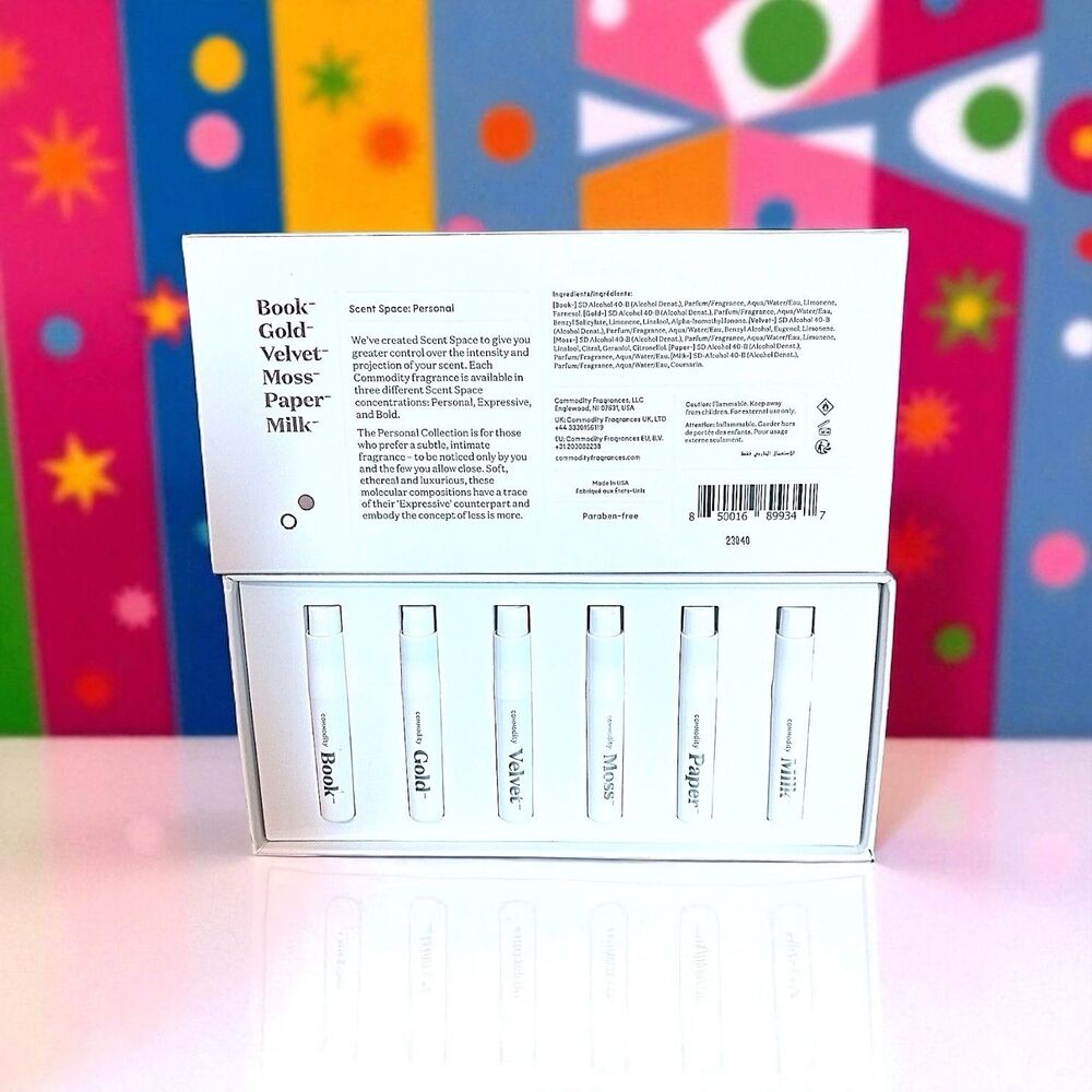 COMMODITY Personal Scent Space Discovery Kit Set Of 6 - 2 mL each - New In Box - Picture 5 of 16